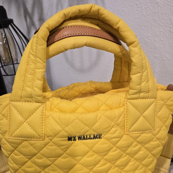 MZ WALLACE Sunflower Deluxe Mini Metro Tote Quilted - Picture 9 of 16